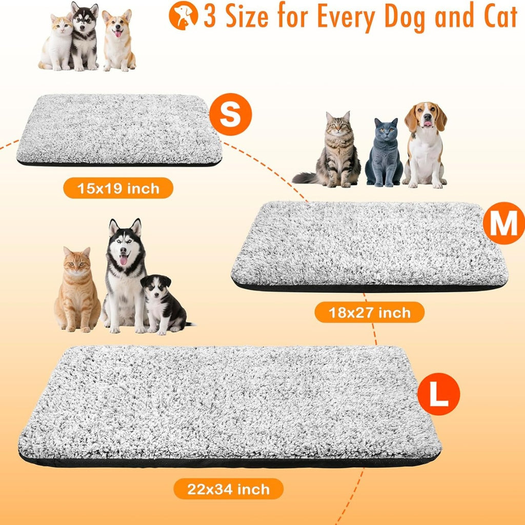 Thermal self-warming pet bed for cats and small dogs